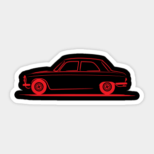 Peugeot 204 Red Sticker